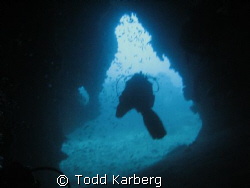 cave diving in Thailand by Todd Karberg 